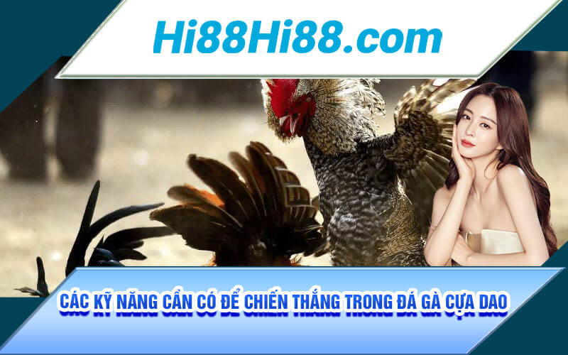 Đá Gà Cựa Dao - Tham Gia Đá Gà Cựa Dao Cực Cuốn Tại Hi88 3 Các kỹ năng cần có để chiến thắng trong Đá Gà Cựa Dao